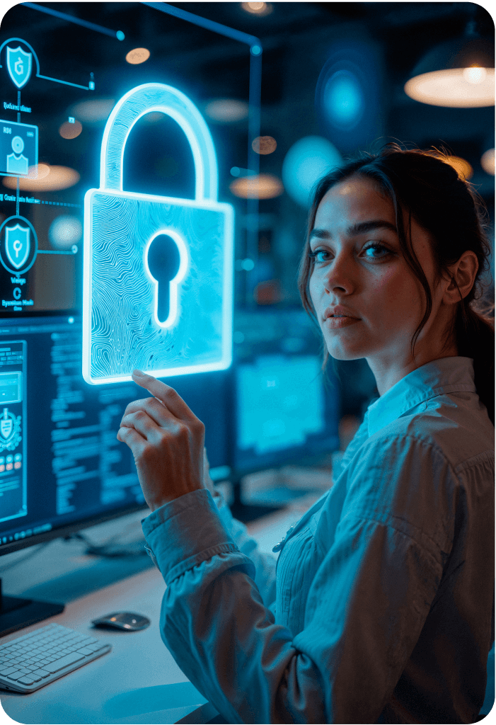 mulher-que-trabalha-em-ciberseguranca-e-protecao-de-dados